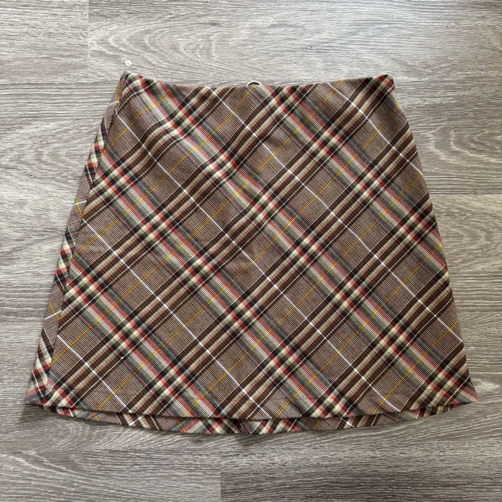 Princess polly plaid mini skirt